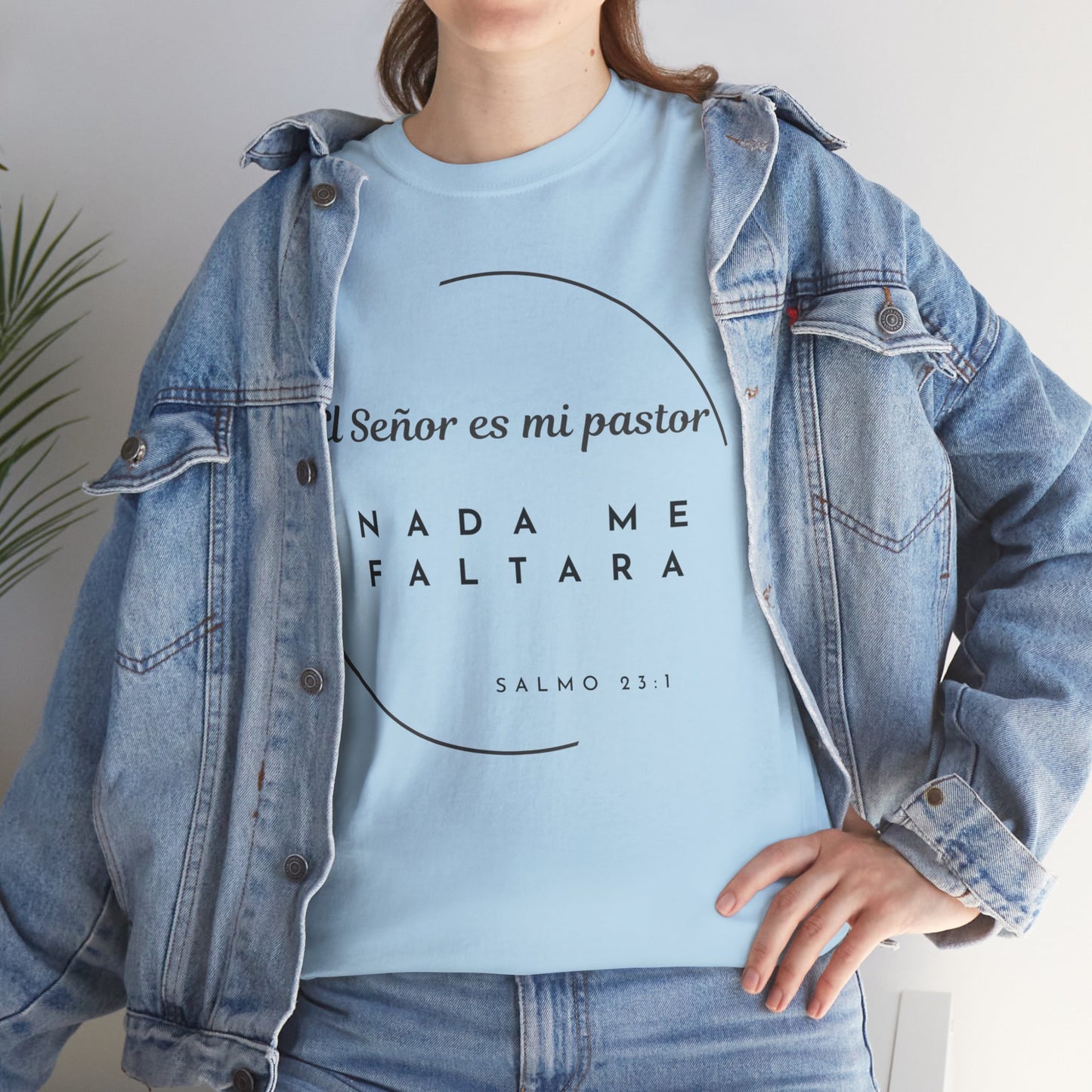 El Señor es mi pastor - Spanish - Unisex Heavy Cotton Tee