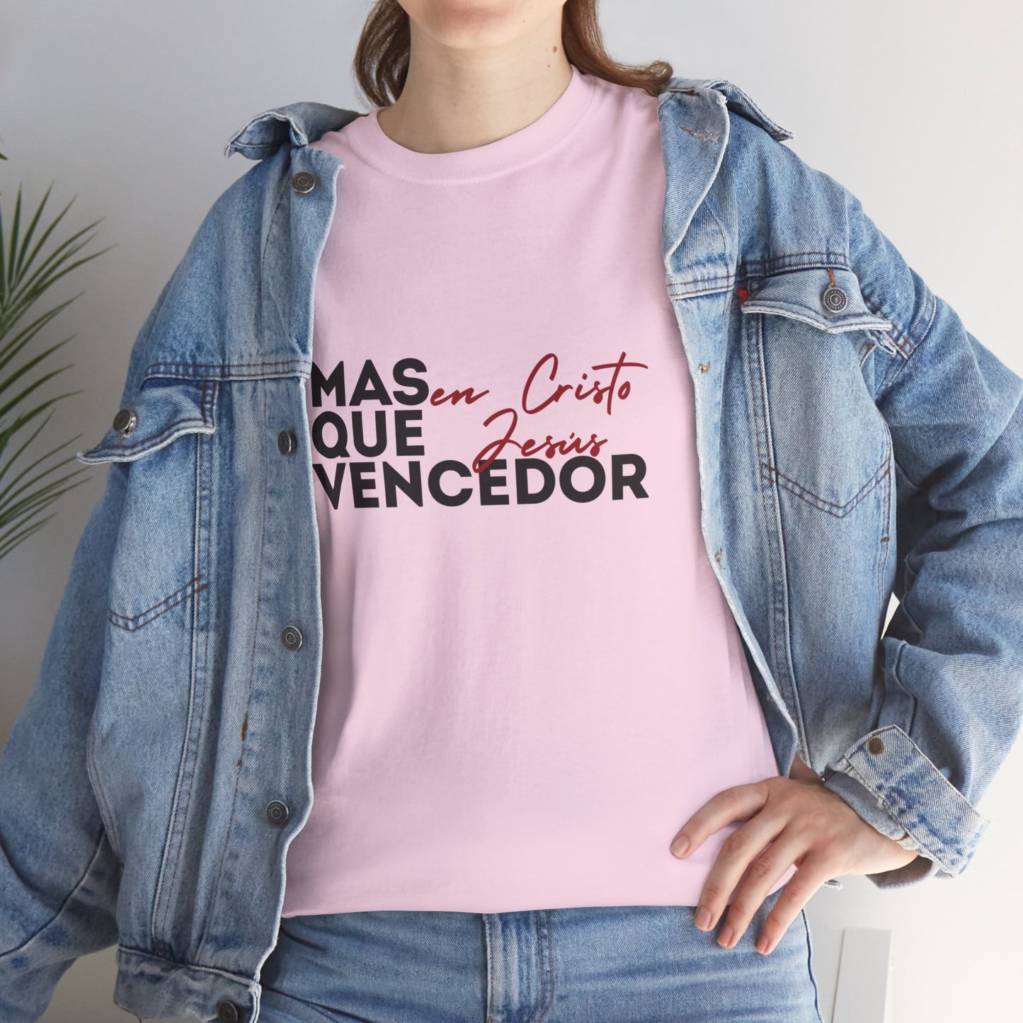 Christian Tee - Mas que vencedor en Cristo Jesus