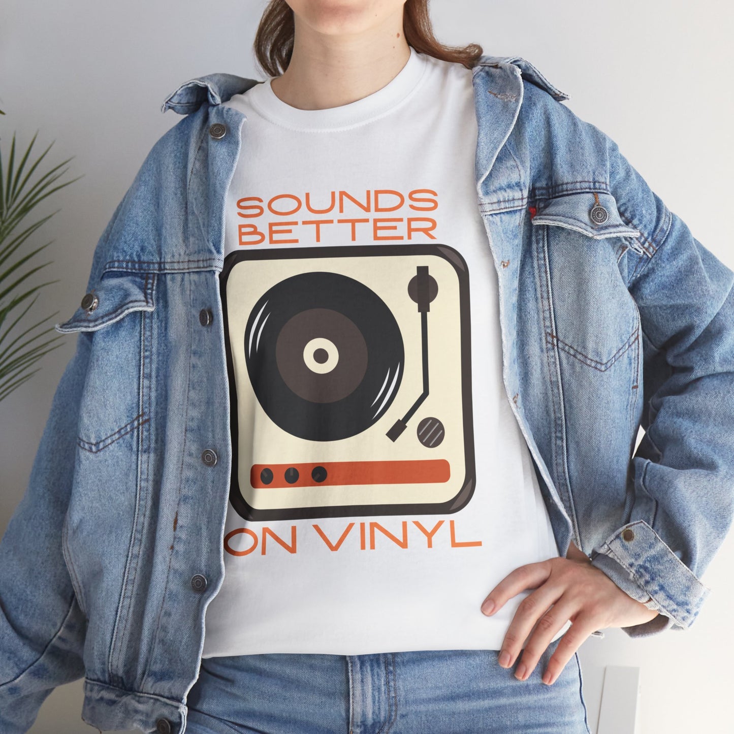 Sounds Better Vinyl - Unisex Heavy Cotton Tee
