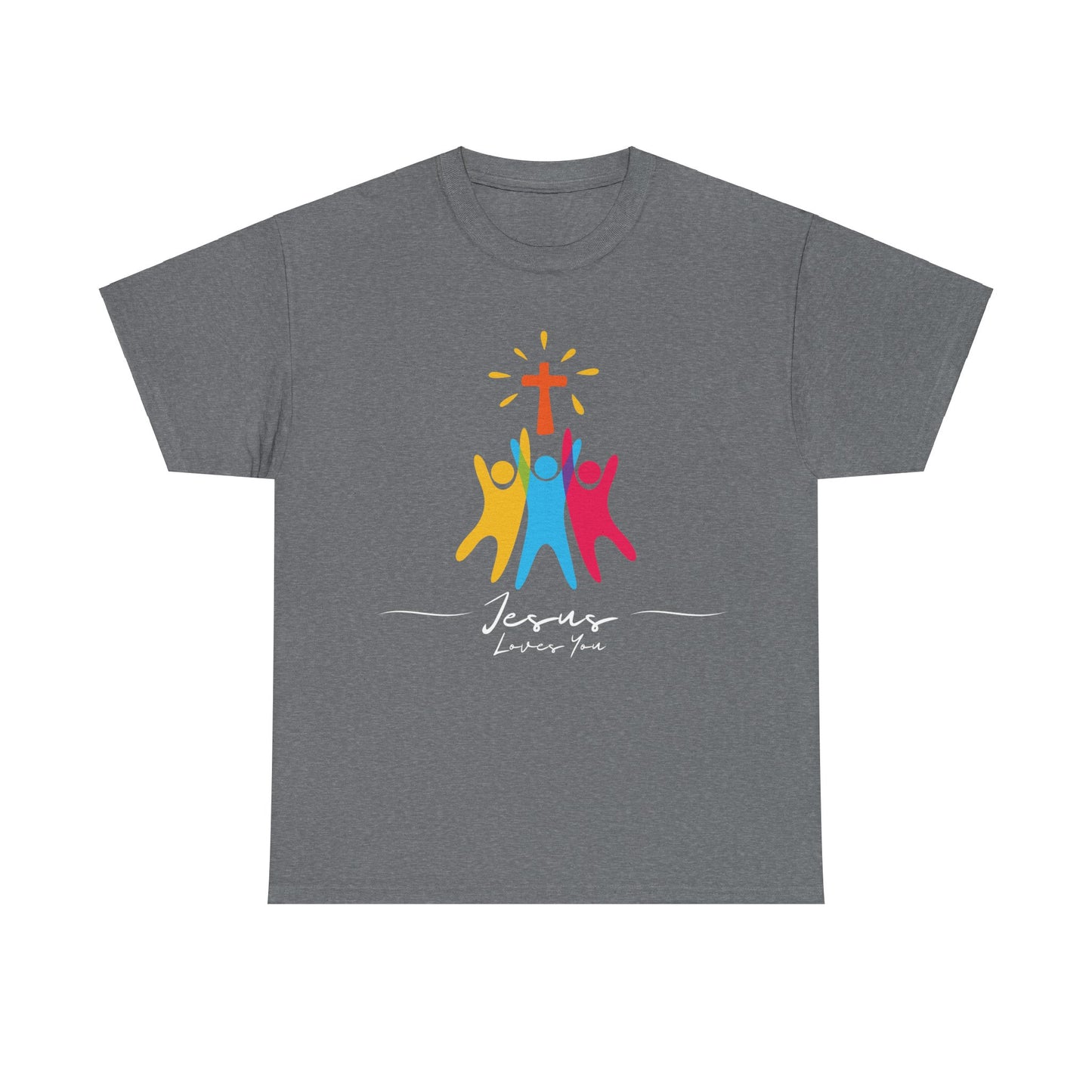 Jesus Loves You - Unisex Heavy Cotton Tee