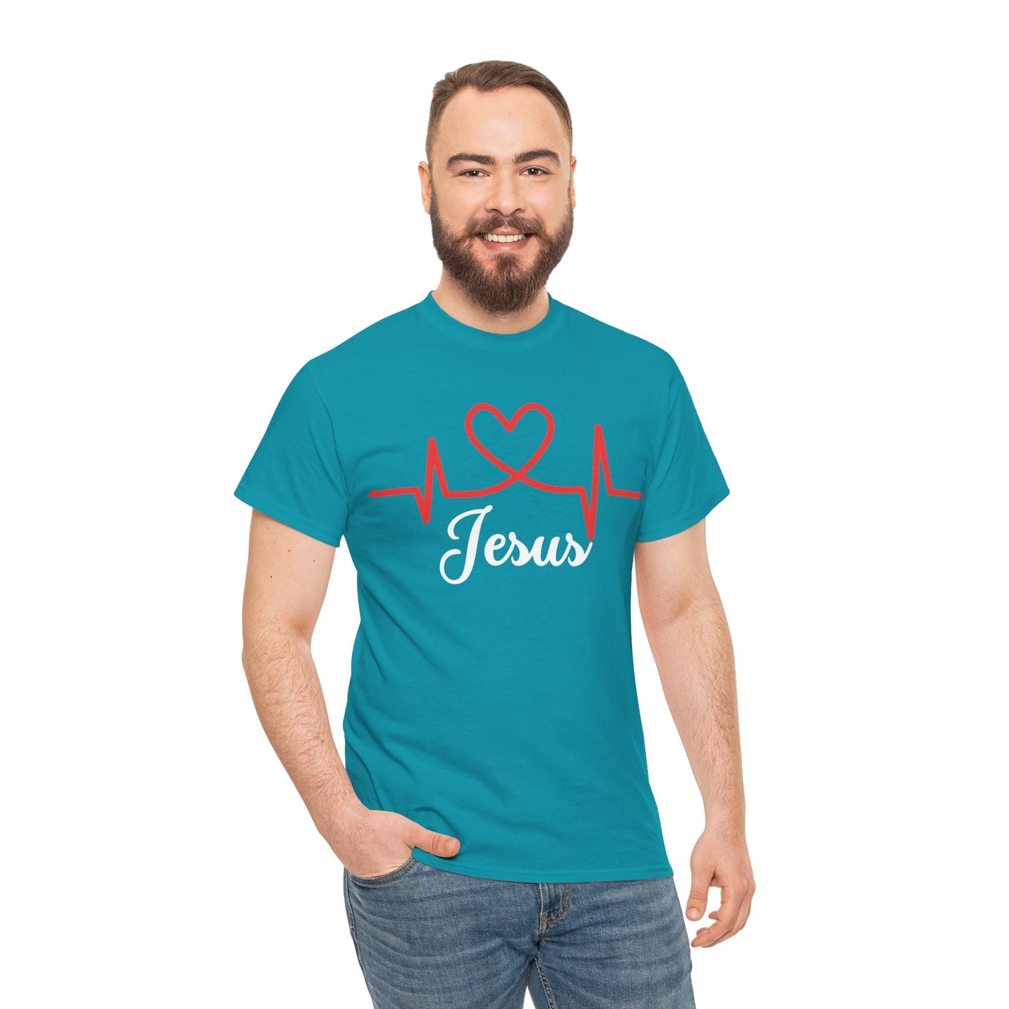 Jesus Hearth - Unisex Heavy Cotton Tee