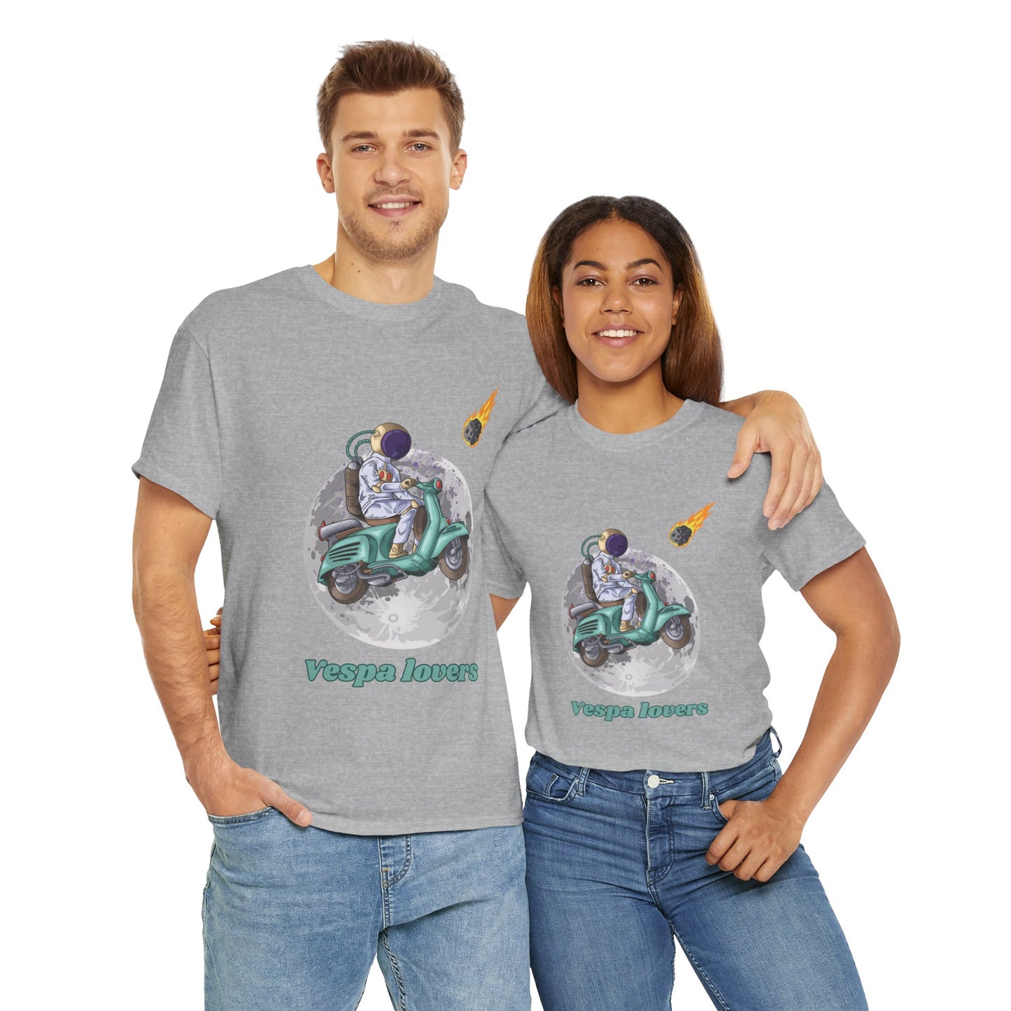 Vespa Lovers - Spanish - Unisex Heavy Cotton Tee