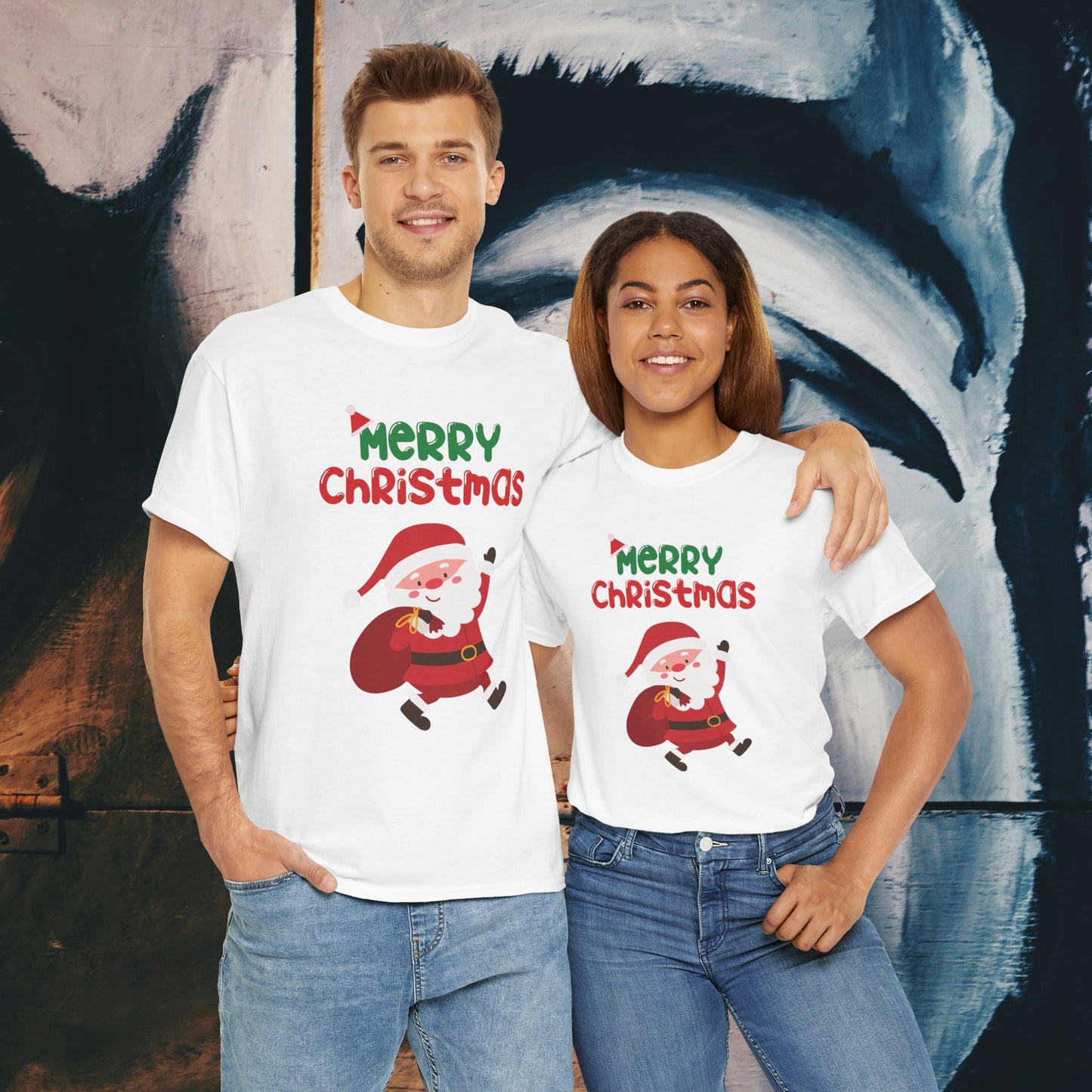 Christmas Santa Unisex Tee - Festive Holiday Apparel