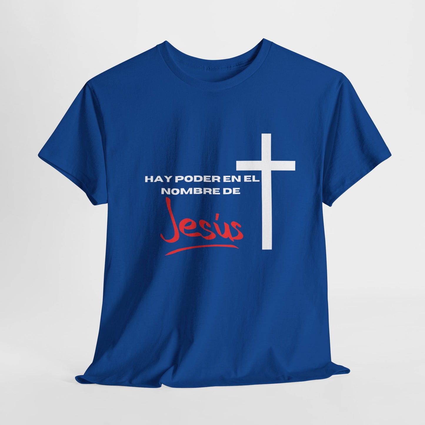 Hay poder en Jesus - Spanish - Unisex Heavy Cotton Tee
