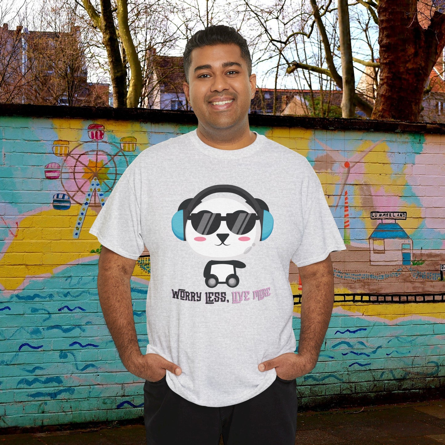 Worry Less - Unisex Heavy Cotton Tee