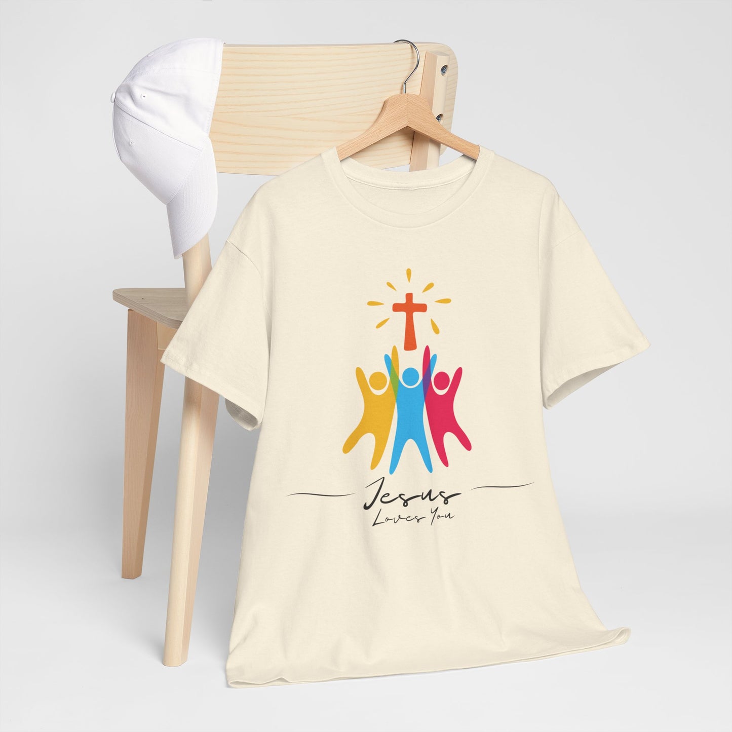 Jesus Loves You - Unisex Heavy Cotton Tee