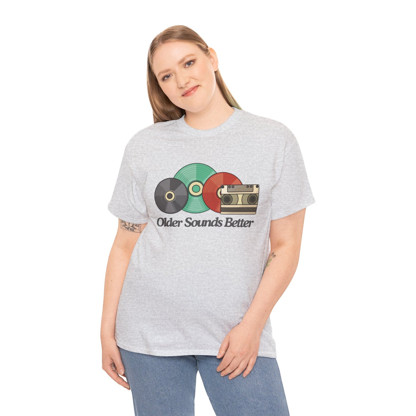 Older sounds better - Unisex Heavy Cotton Tee