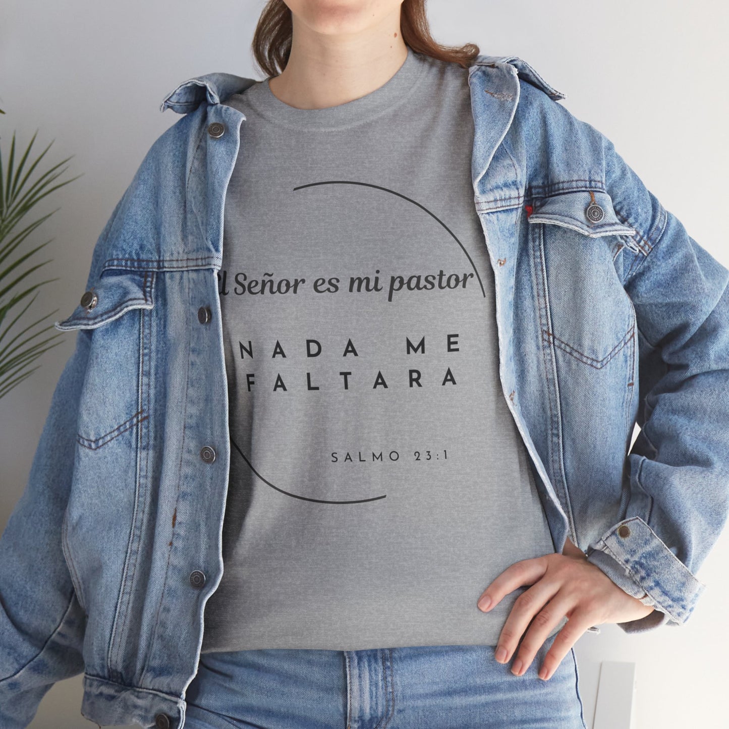 El Señor es mi pastor - Spanish - Unisex Heavy Cotton Tee