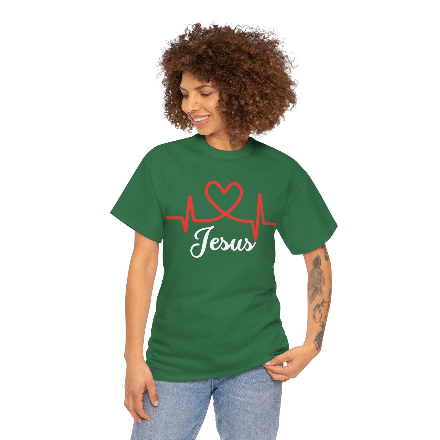 Jesus Hearth - Unisex Heavy Cotton Tee