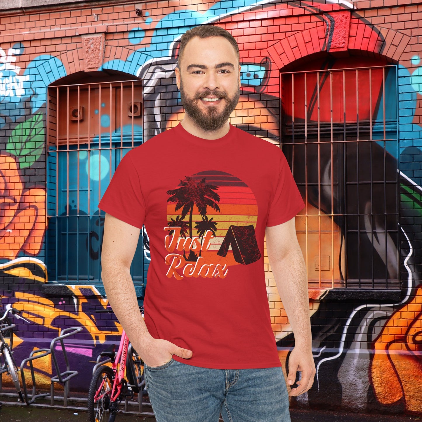 Just Relax - Unisex Heavy Cotton Tee