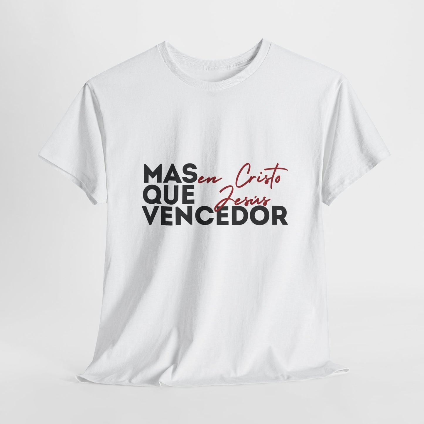 Christian Tee - Mas que vencedor en Cristo Jesus