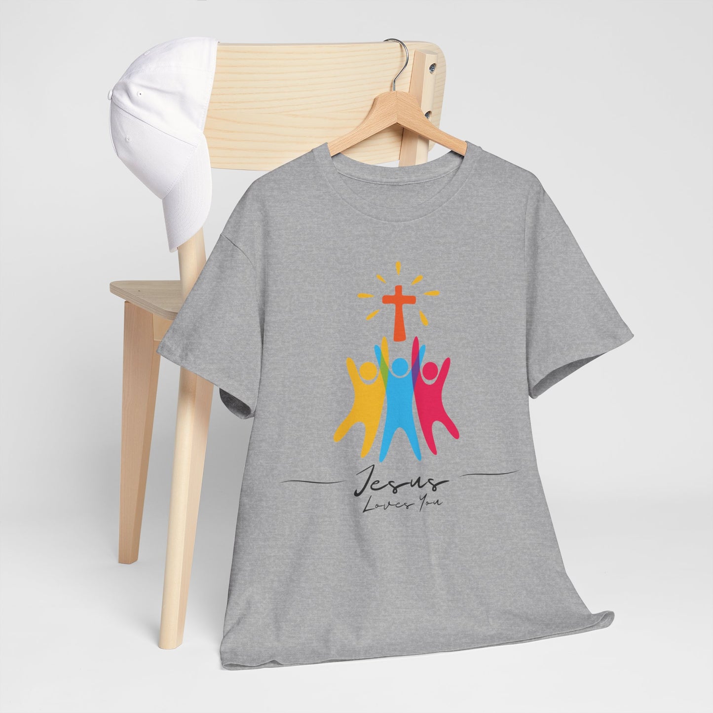 Jesus Loves You - Unisex Heavy Cotton Tee
