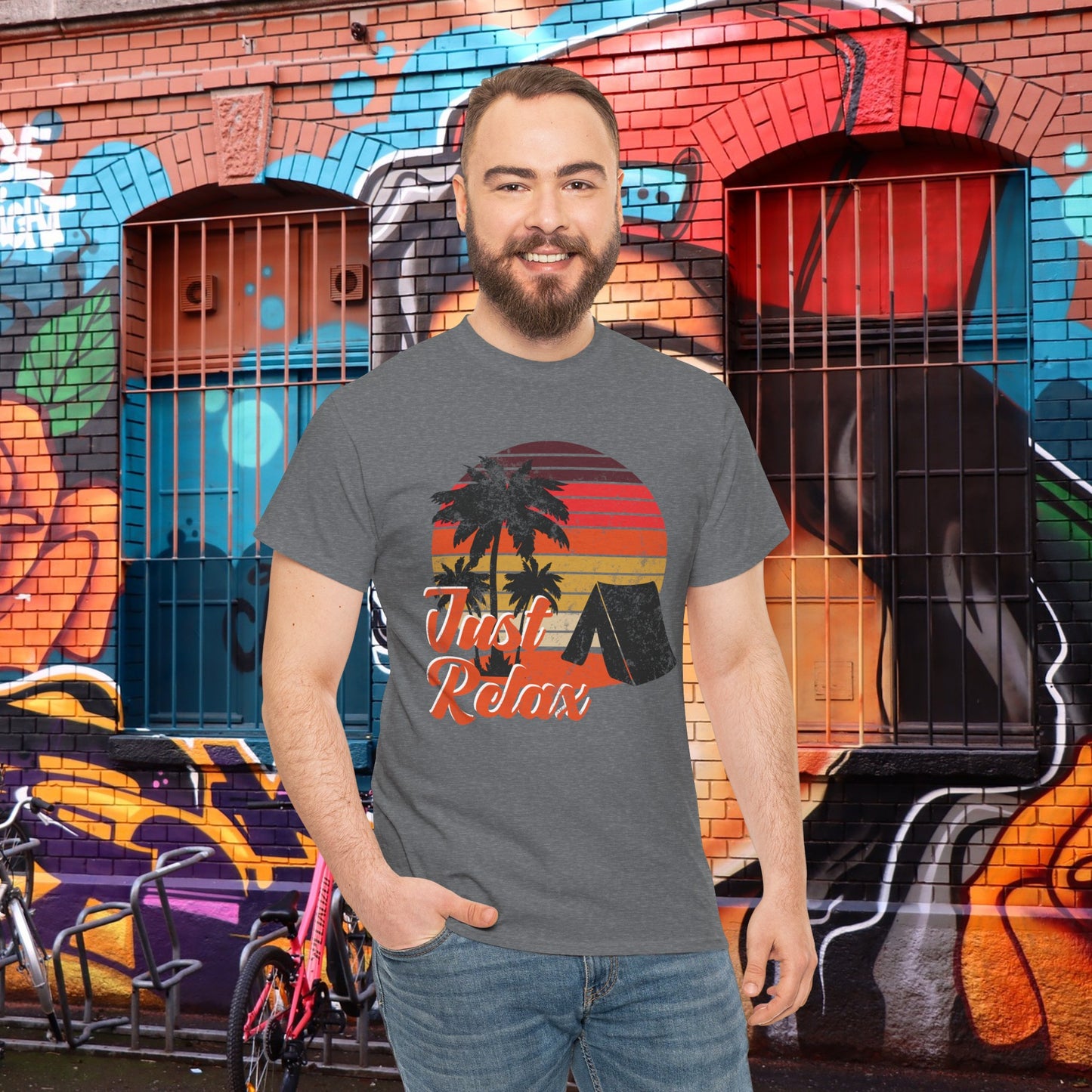 Just Relax - Unisex Heavy Cotton Tee
