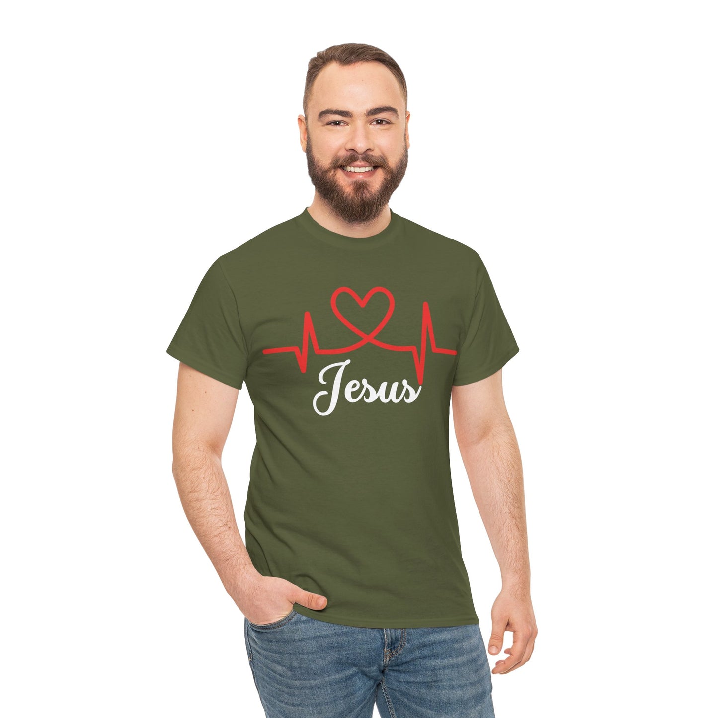 Jesus Hearth - Unisex Heavy Cotton Tee