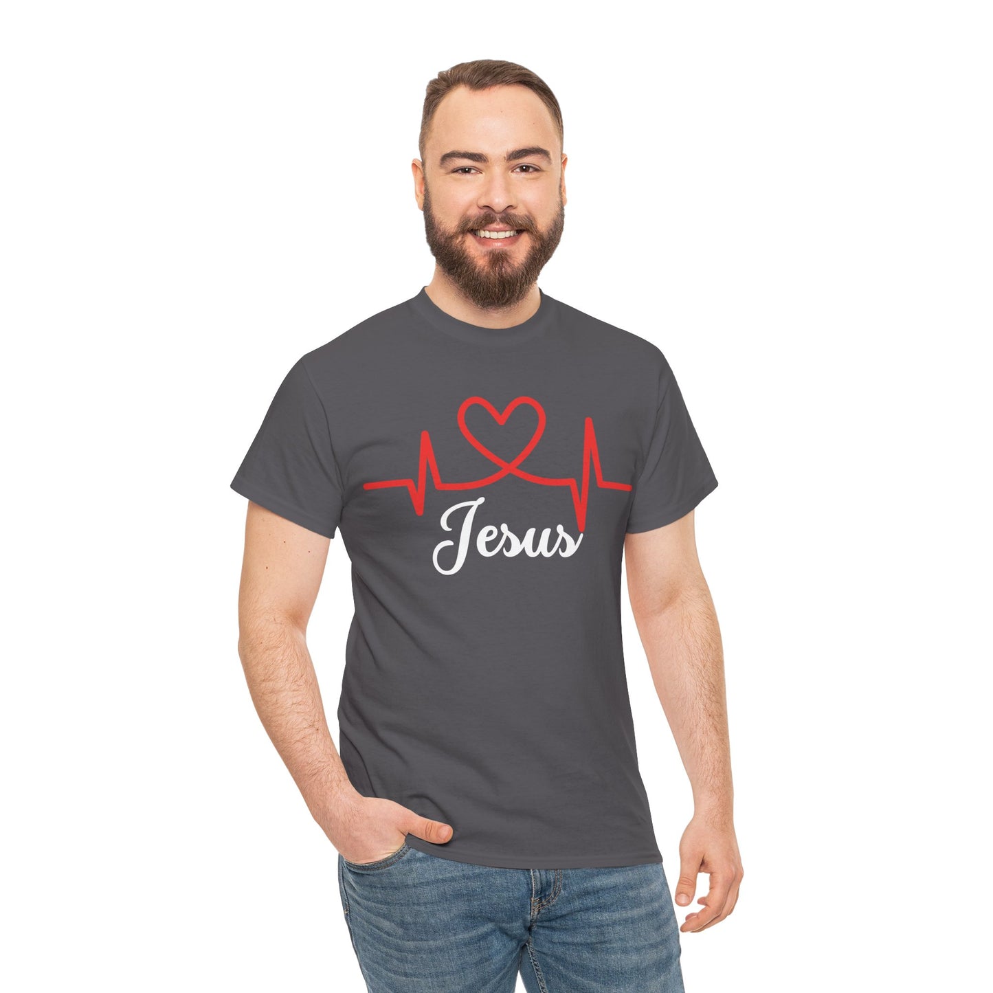 Jesus Hearth - Unisex Heavy Cotton Tee