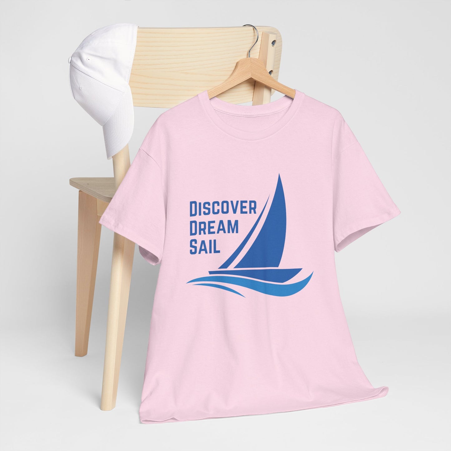 Discover Dream Sail - Unisex Heavy Cotton Tee