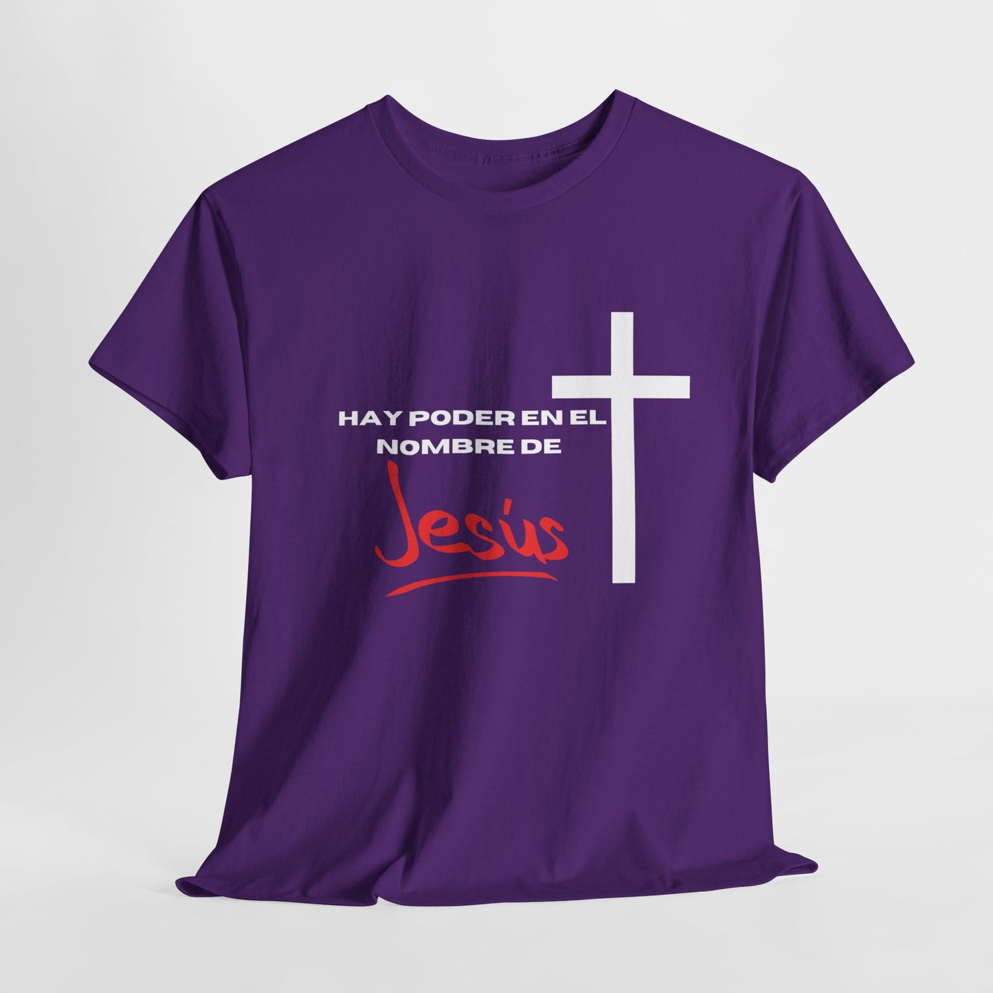 Hay poder en Jesus - Spanish - Unisex Heavy Cotton Tee