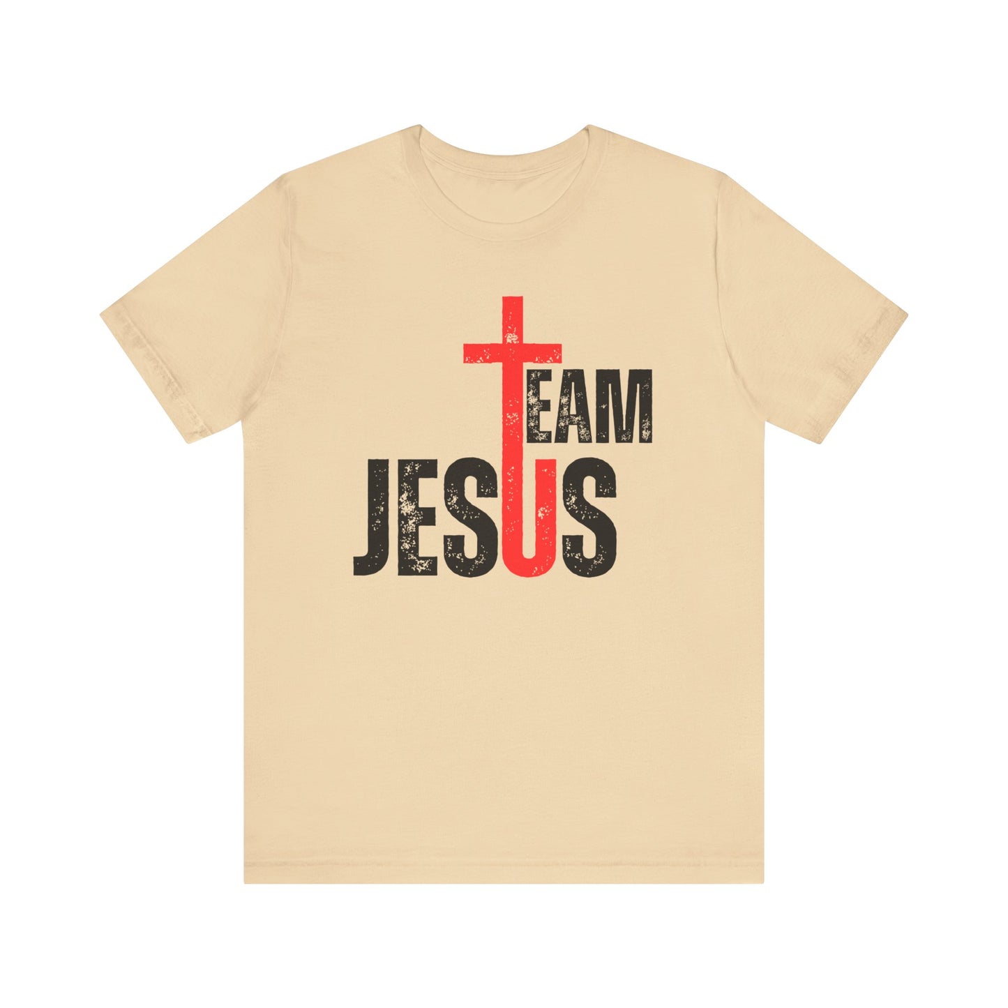 Team Jesus Front - Unisex Jersey Short Sleeve Tee
