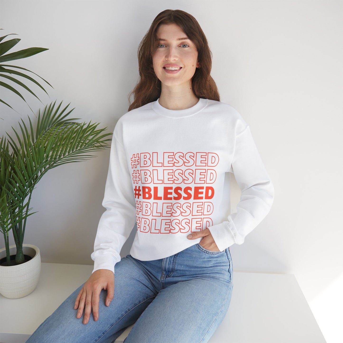 Blessed Front - Crewneck Sweatshirt