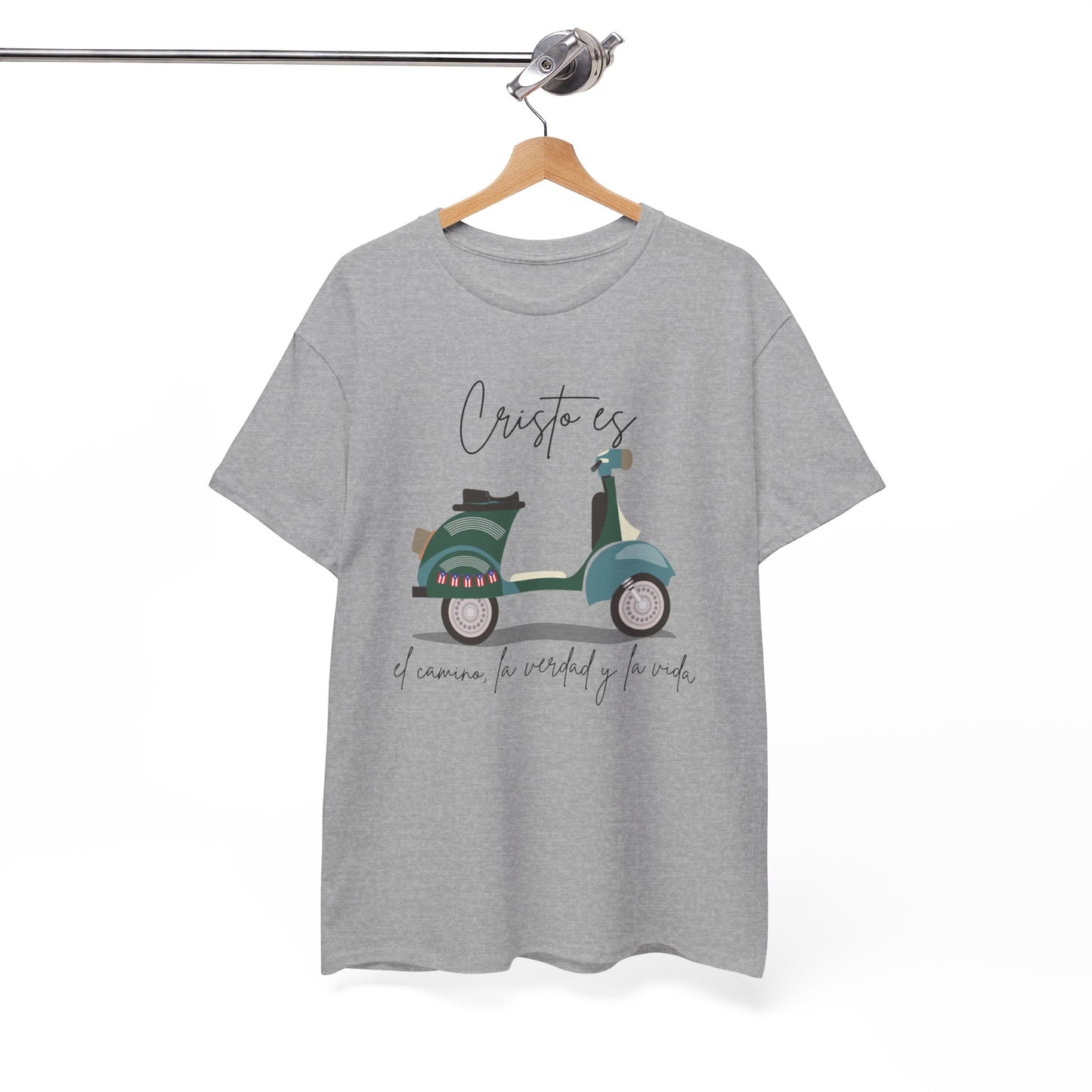 Cristo es - PR Flag Spanish - Unisex Heavy Cotton Tee