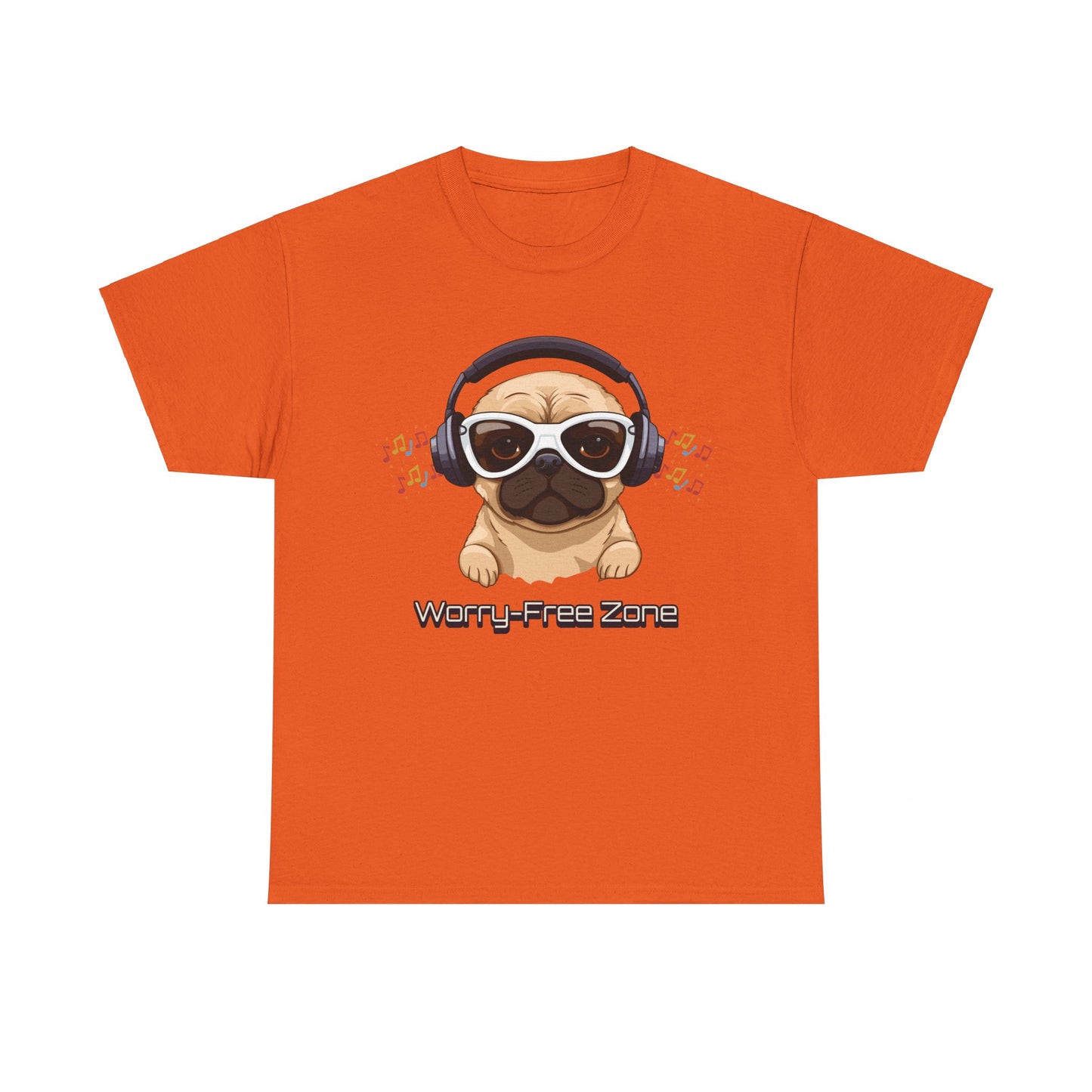 Worry-Free Zone - Unisex Heavy Cotton Tee