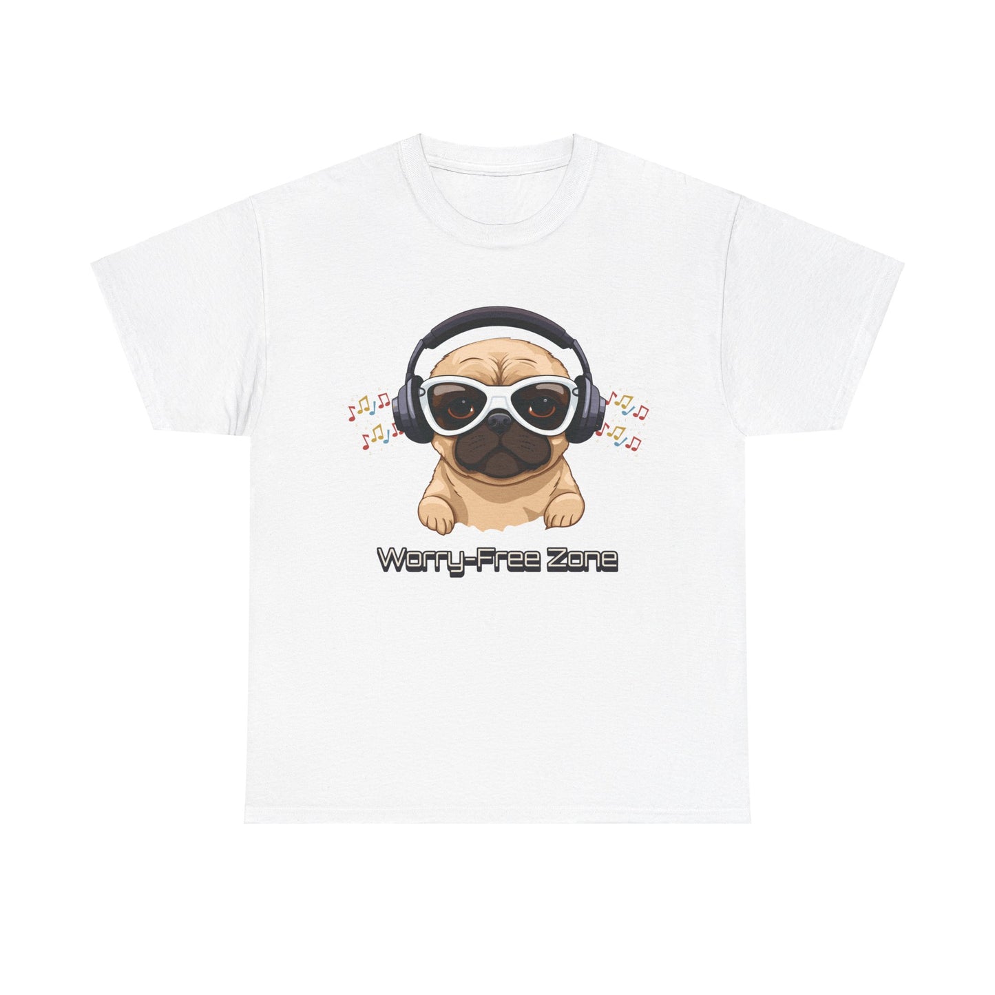Worry-Free Zone - Unisex Heavy Cotton Tee