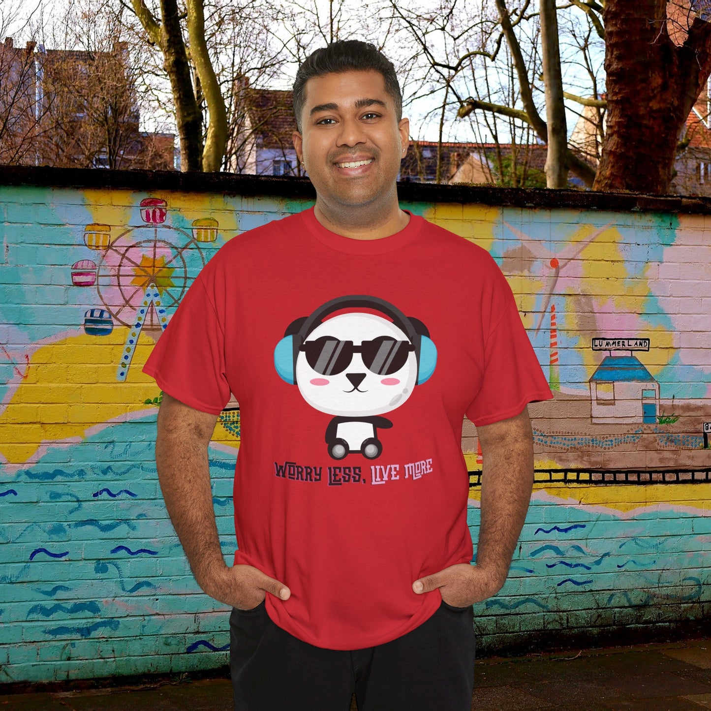 Worry Less - Unisex Heavy Cotton Tee