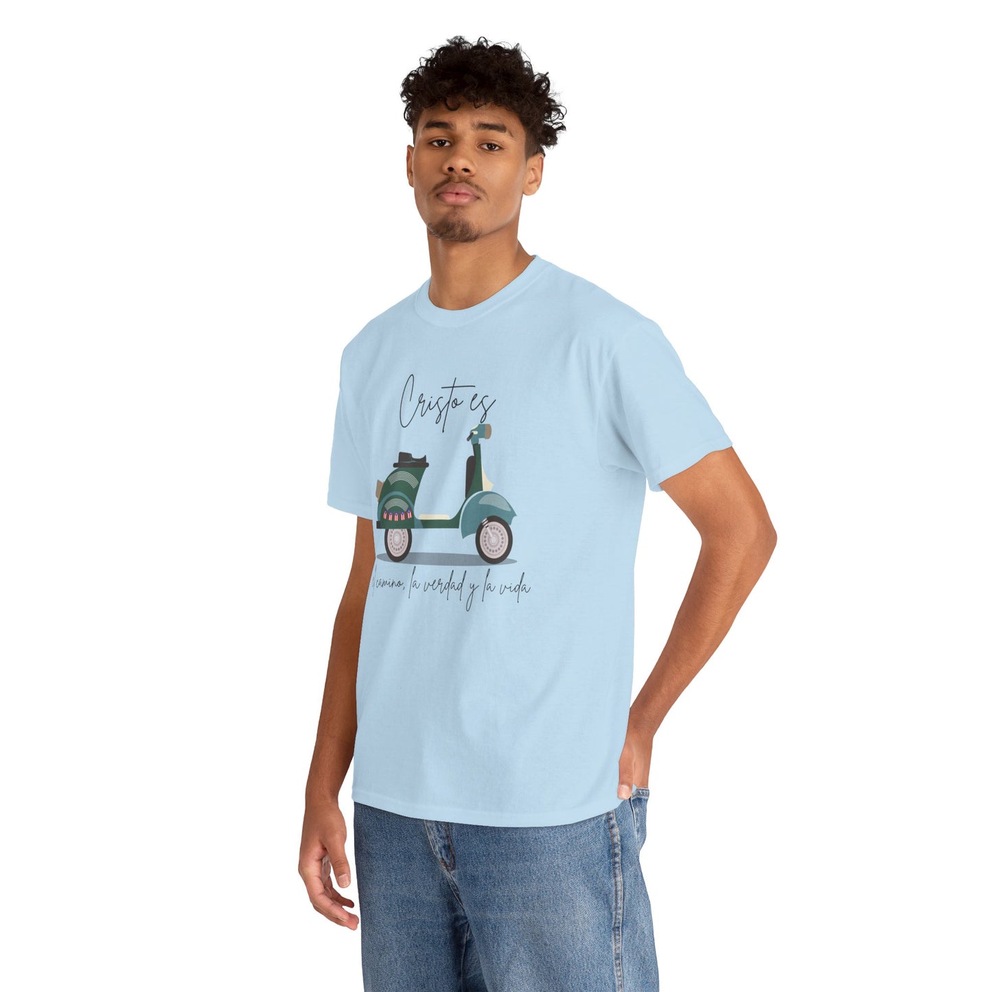 Cristo es - PR Flag Spanish - Unisex Heavy Cotton Tee