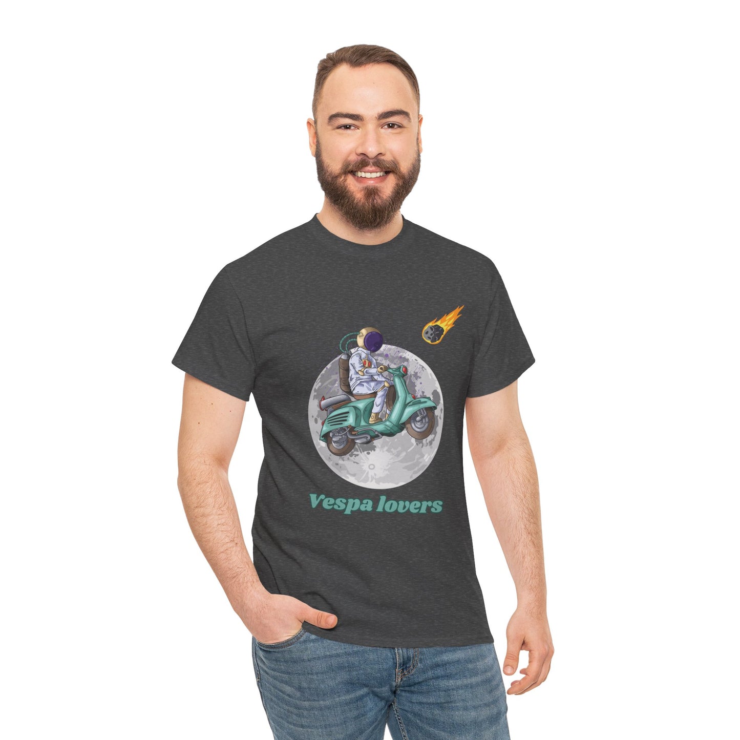 Vespa Lovers - Spanish - Unisex Heavy Cotton Tee