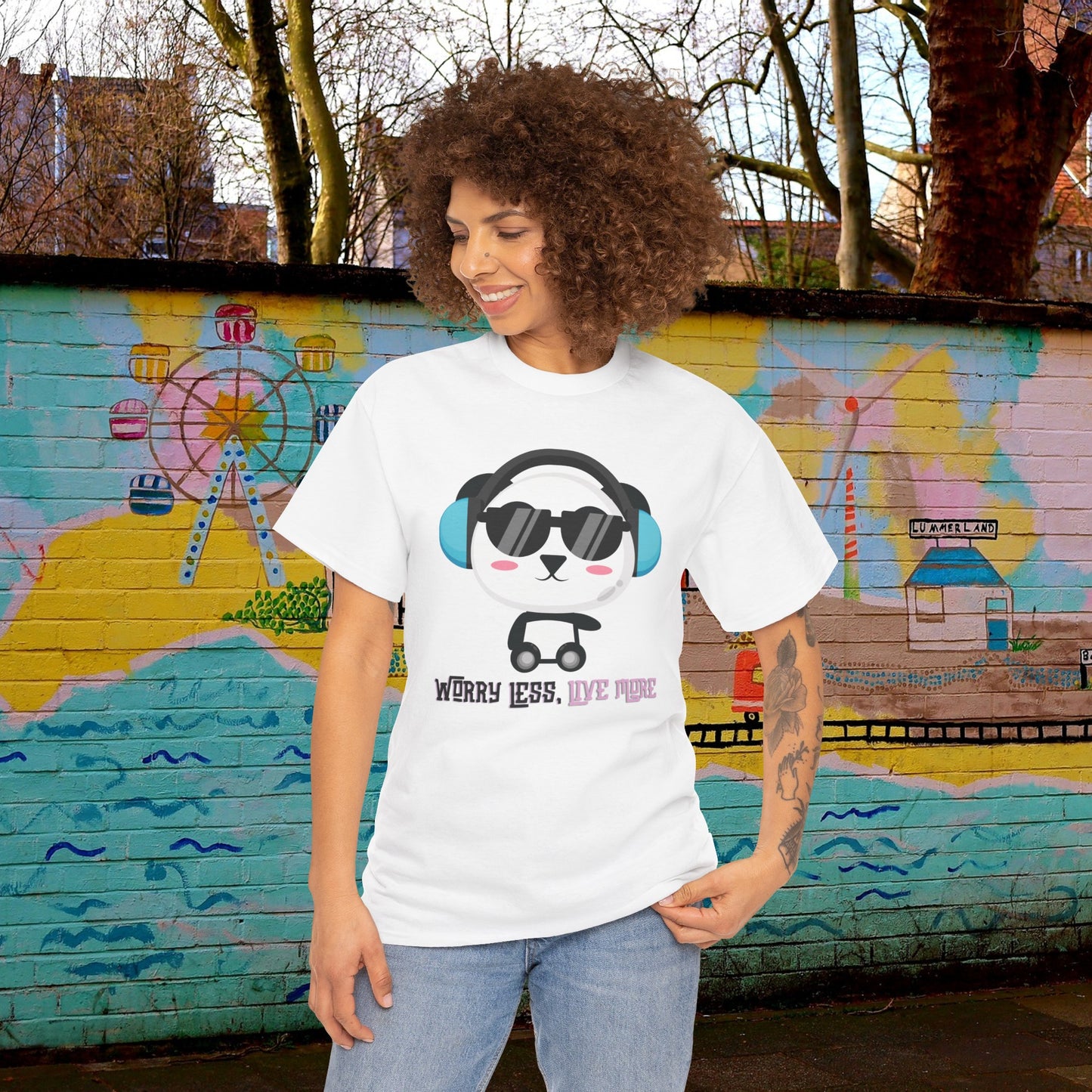 Worry Less - Unisex Heavy Cotton Tee