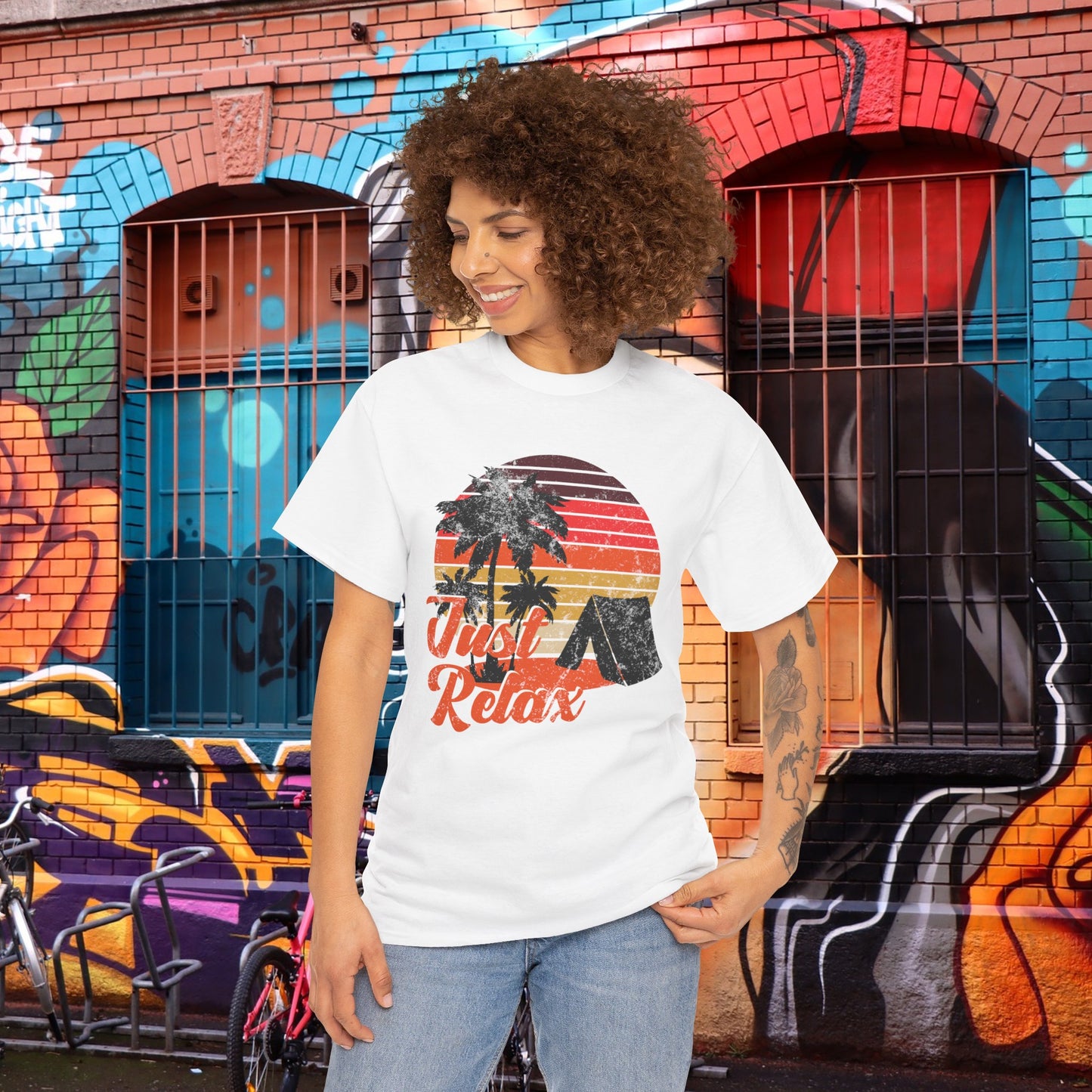 Just Relax - Unisex Heavy Cotton Tee