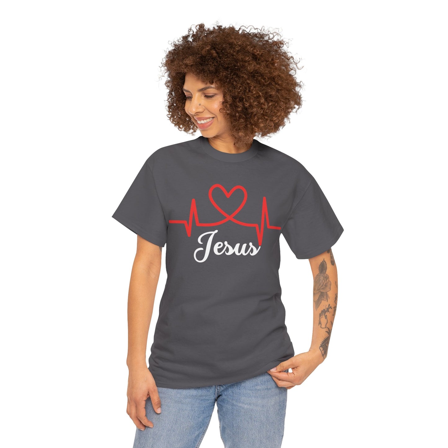 Jesus Hearth - Unisex Heavy Cotton Tee