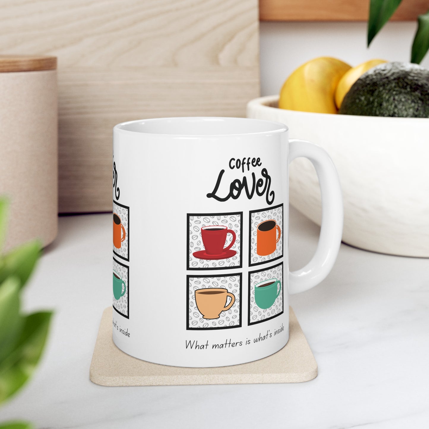 Coffee Lovers - Ceramic Mug, (11oz)