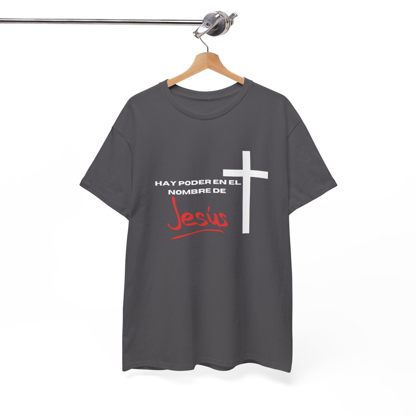 Hay poder en Jesus - Spanish - Unisex Heavy Cotton Tee