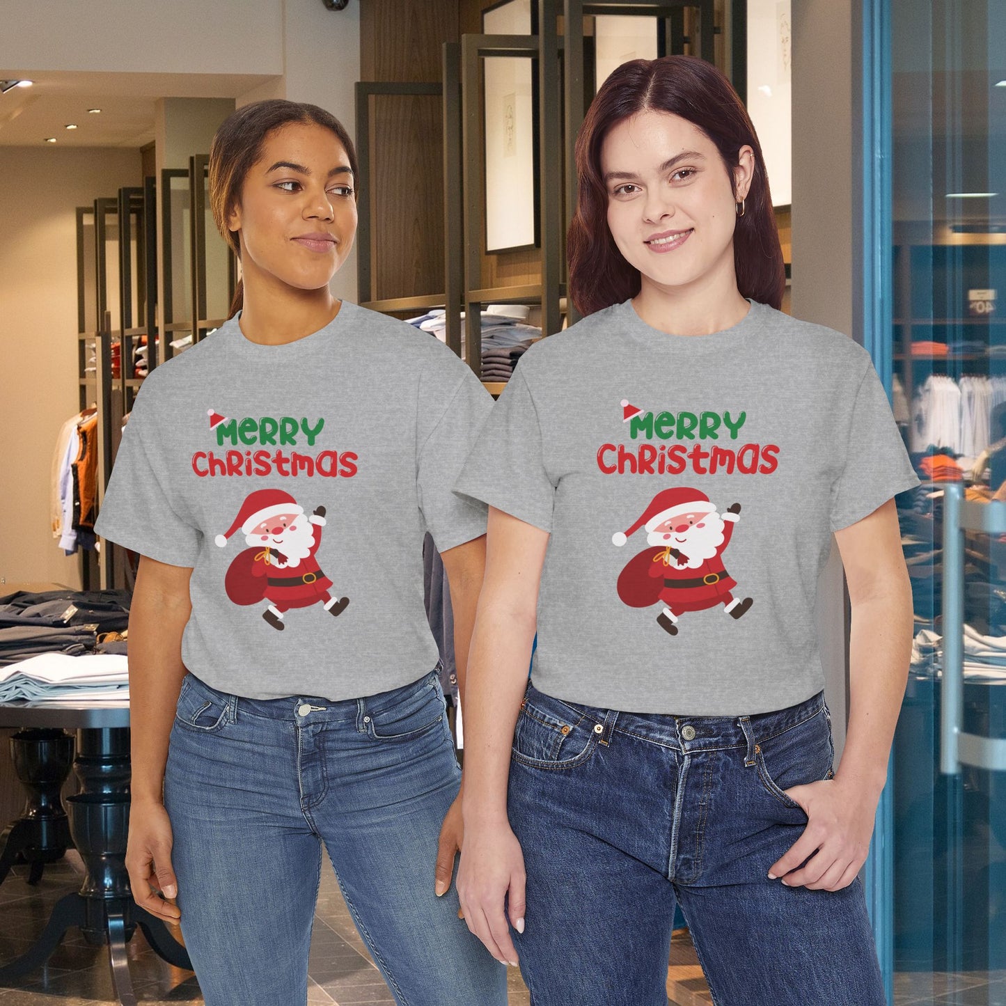 Christmas Santa Unisex Tee - Festive Holiday Apparel