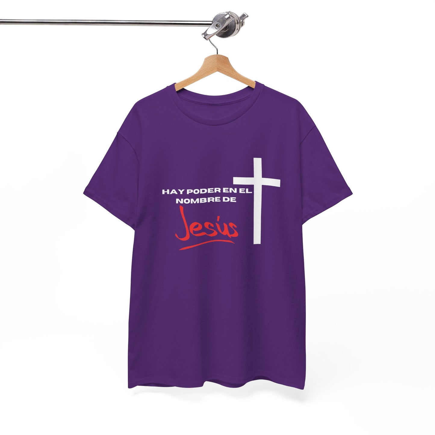 Hay poder en Jesus - Spanish - Unisex Heavy Cotton Tee