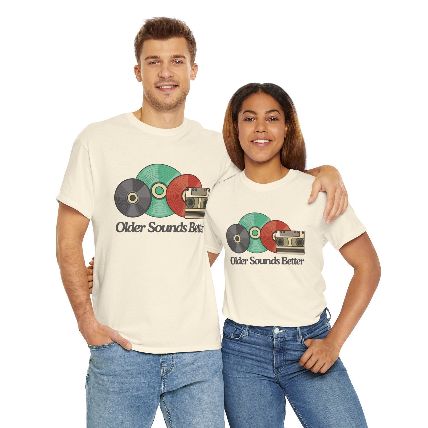 Older sounds better - Unisex Heavy Cotton Tee