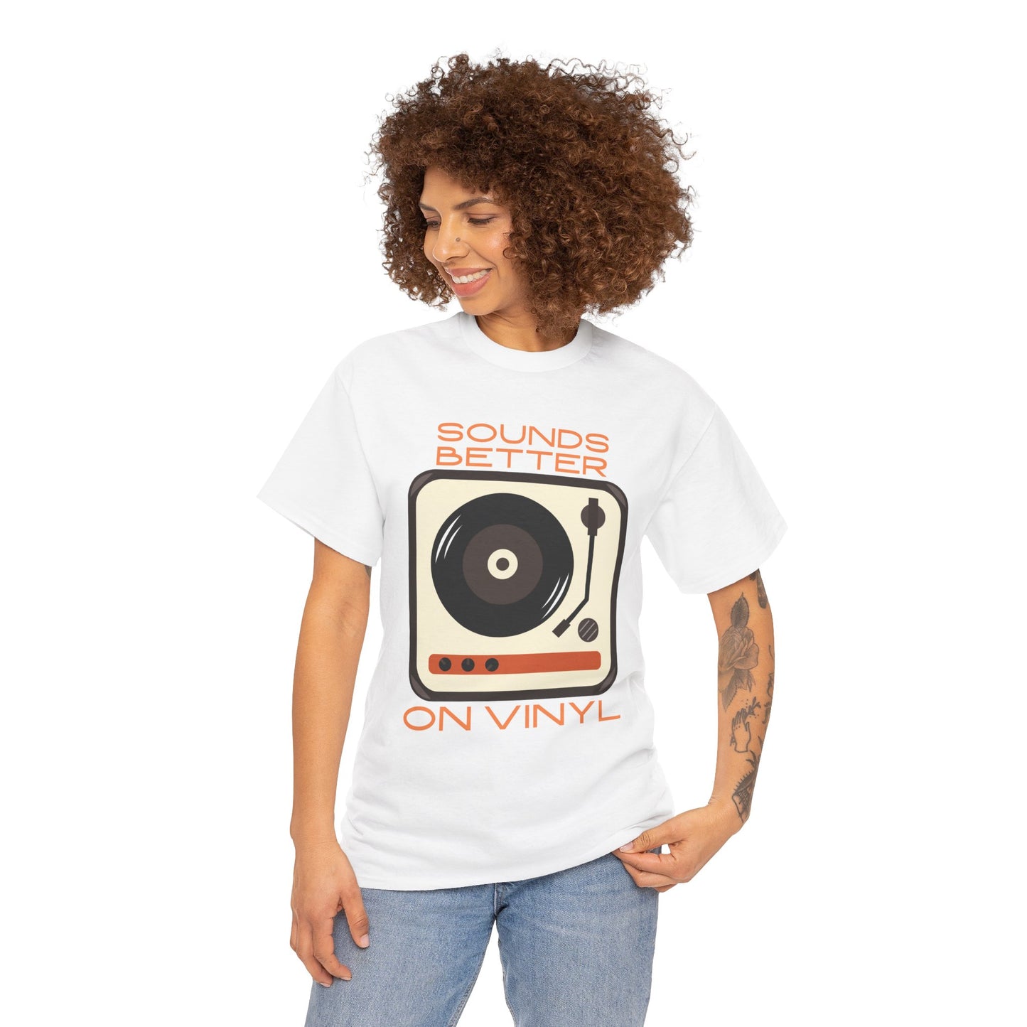 Sounds Better Vinyl - Unisex Heavy Cotton Tee