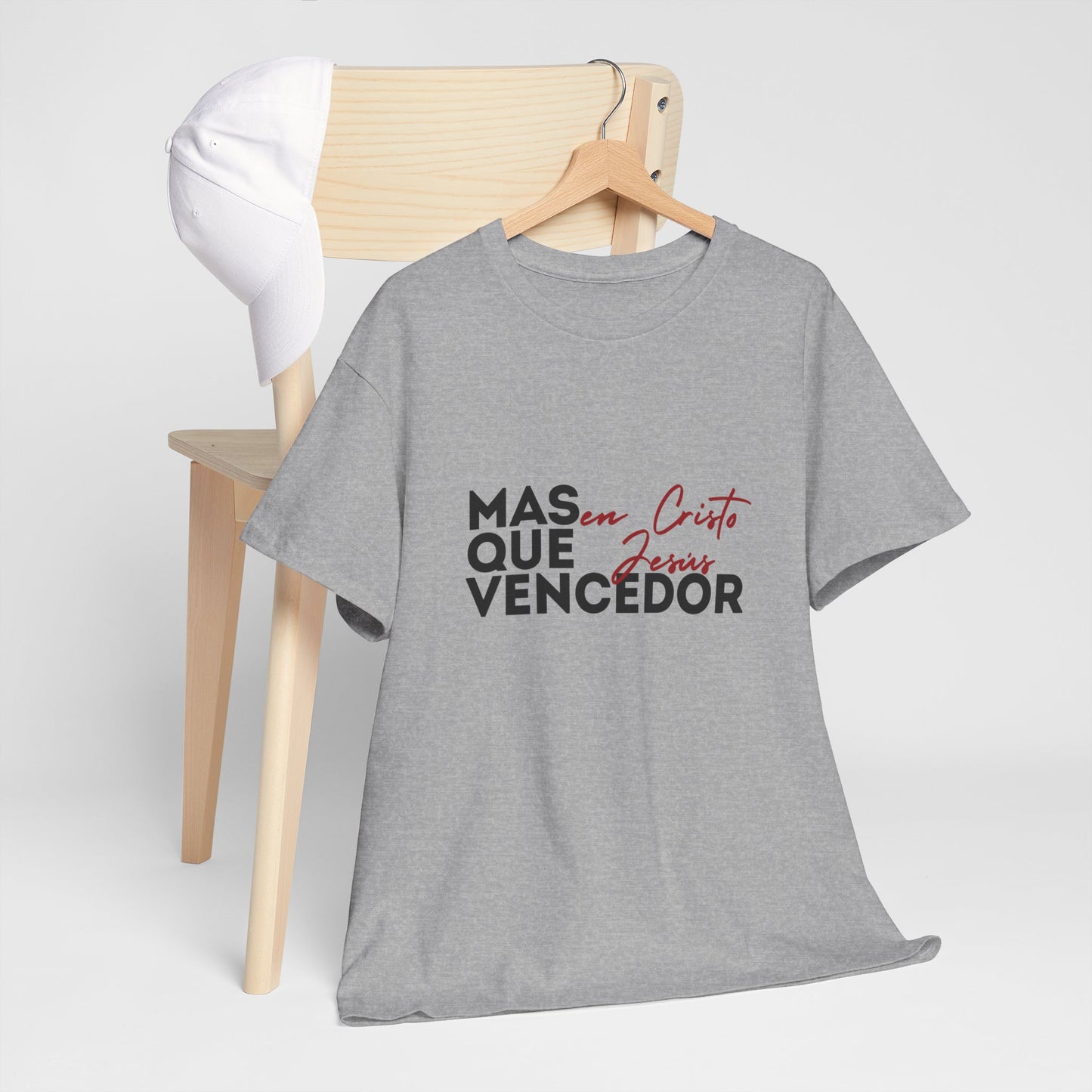 Christian Tee - Mas que vencedor en Cristo Jesus