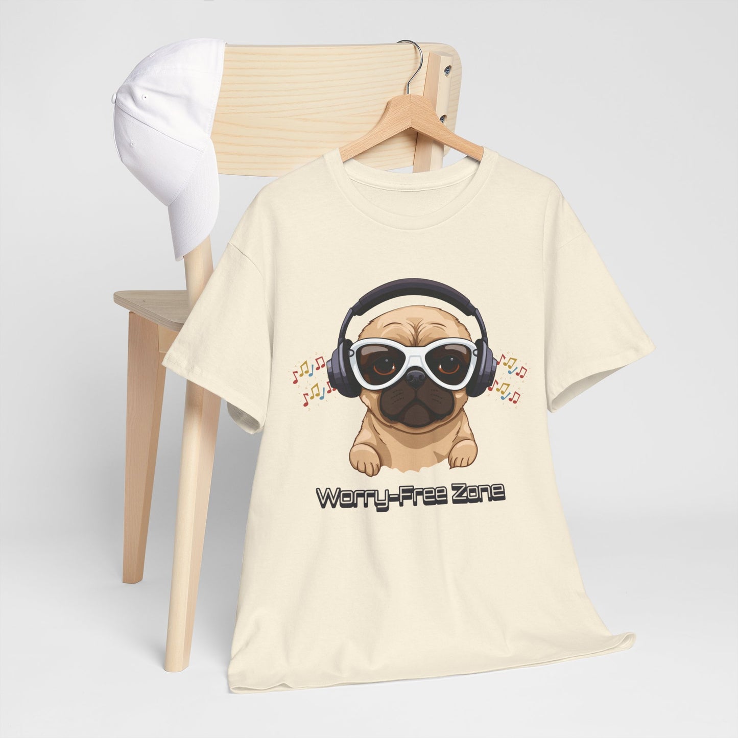 Worry-Free Zone - Unisex Heavy Cotton Tee