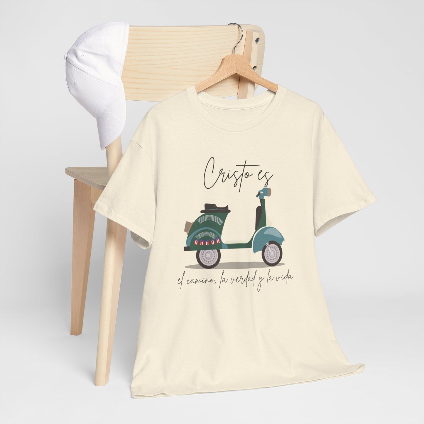 Cristo es - PR Flag Spanish - Unisex Heavy Cotton Tee