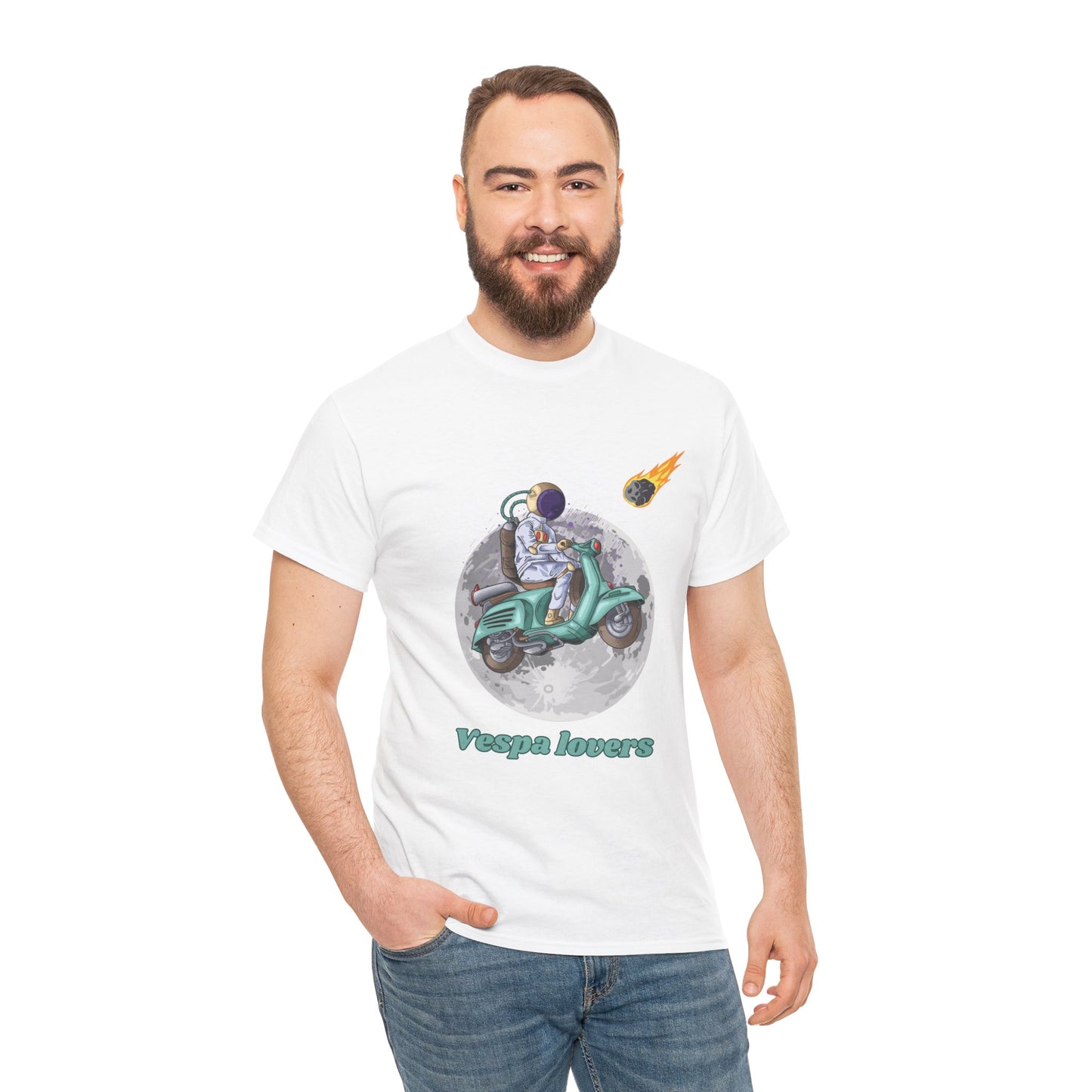 Vespa Lovers - Spanish - Unisex Heavy Cotton Tee