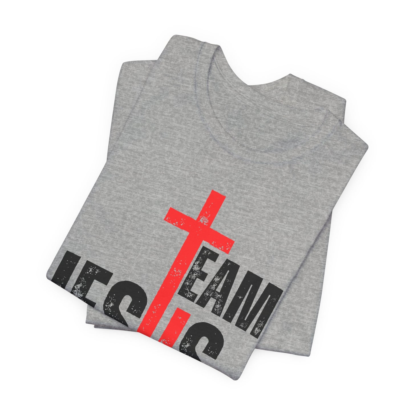 Team Jesus Front - Unisex Jersey Short Sleeve Tee