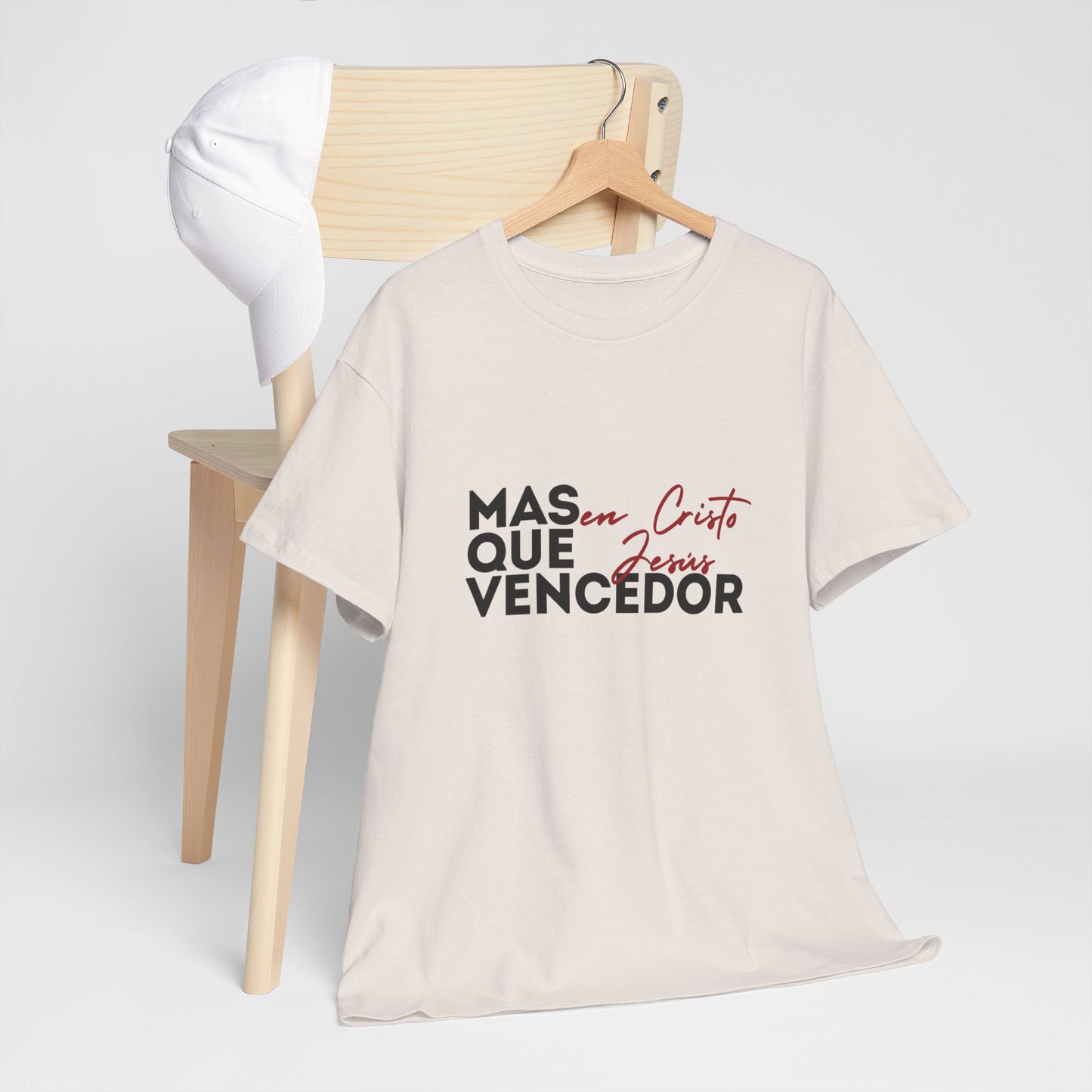 Christian Tee - Mas que vencedor en Cristo Jesus