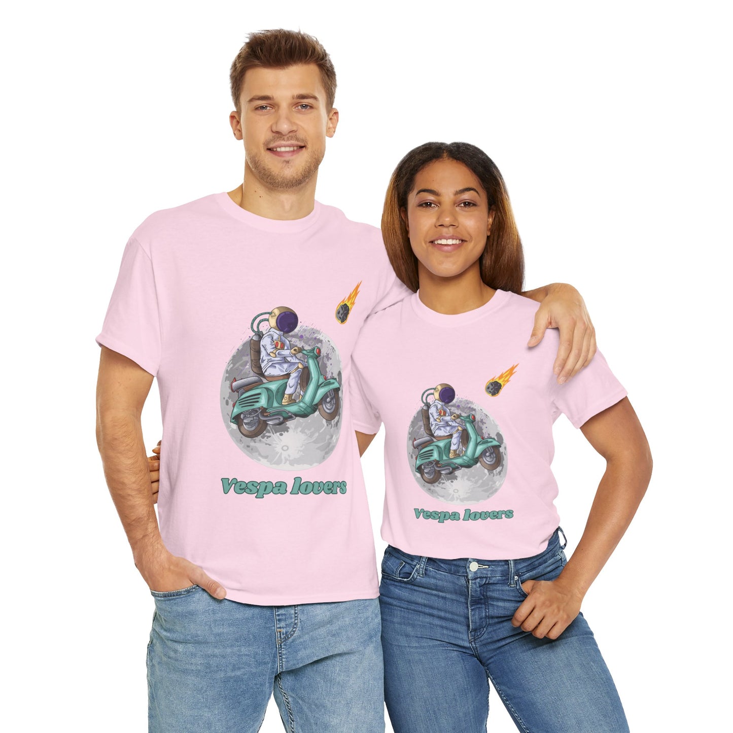 Vespa Lovers - Spanish - Unisex Heavy Cotton Tee