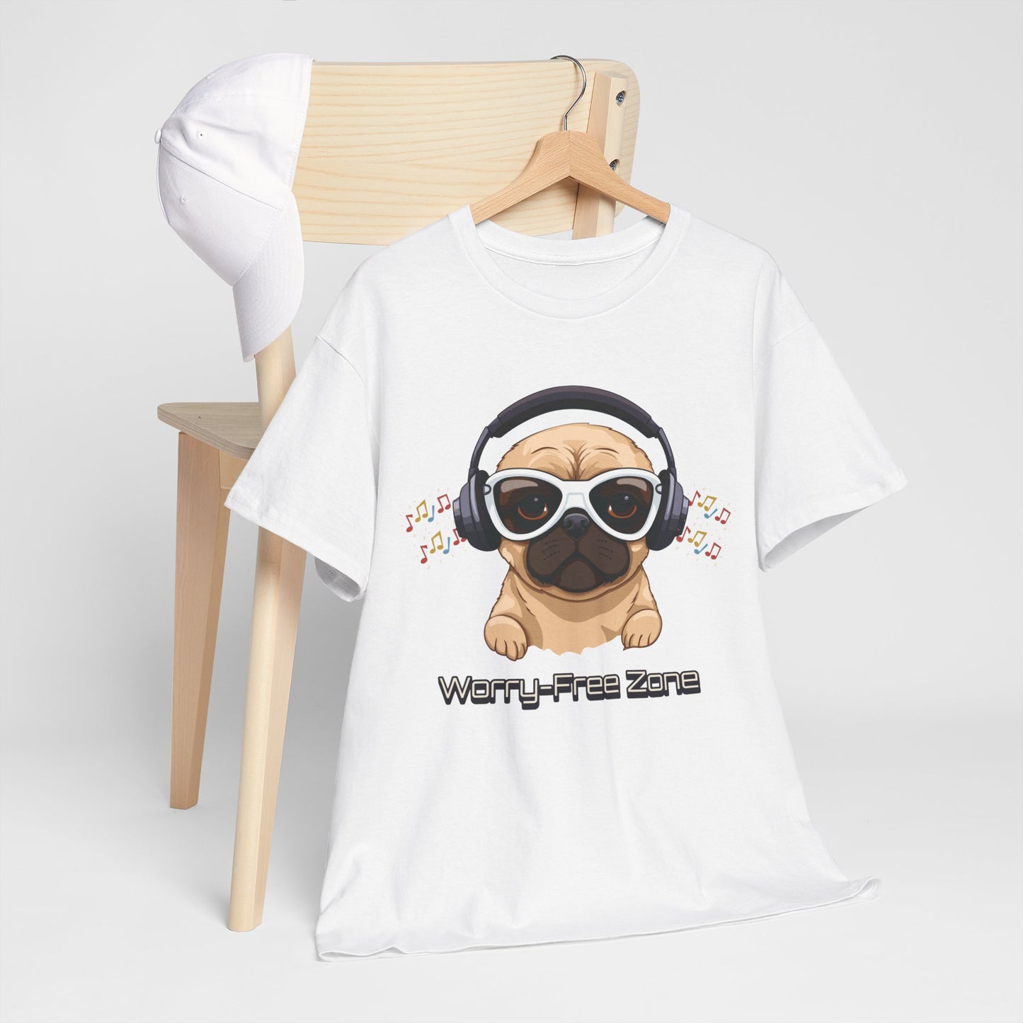 Worry-Free Zone - Unisex Heavy Cotton Tee