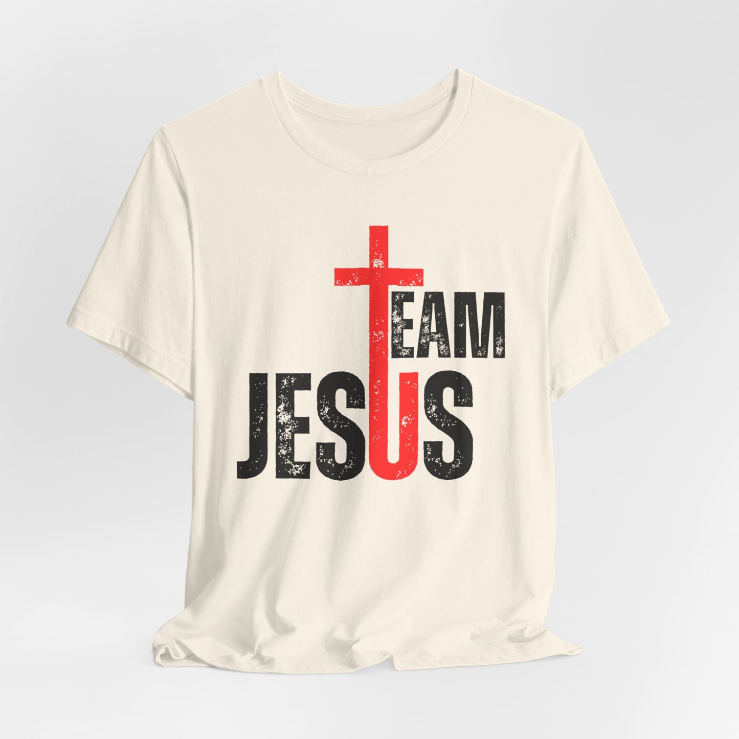 Team Jesus Front - Unisex Jersey Short Sleeve Tee