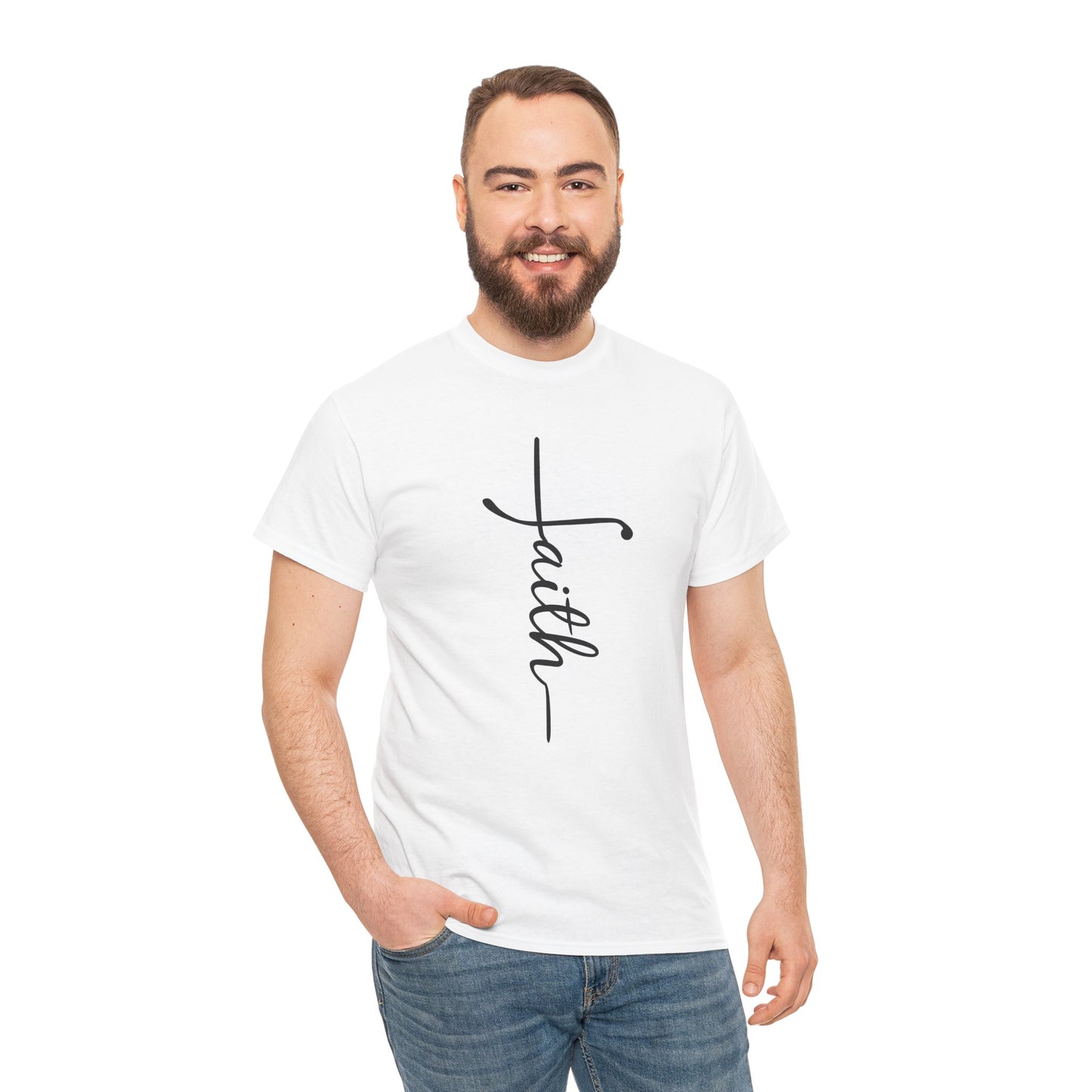 Faith - Unisex Heavy Cotton Tee