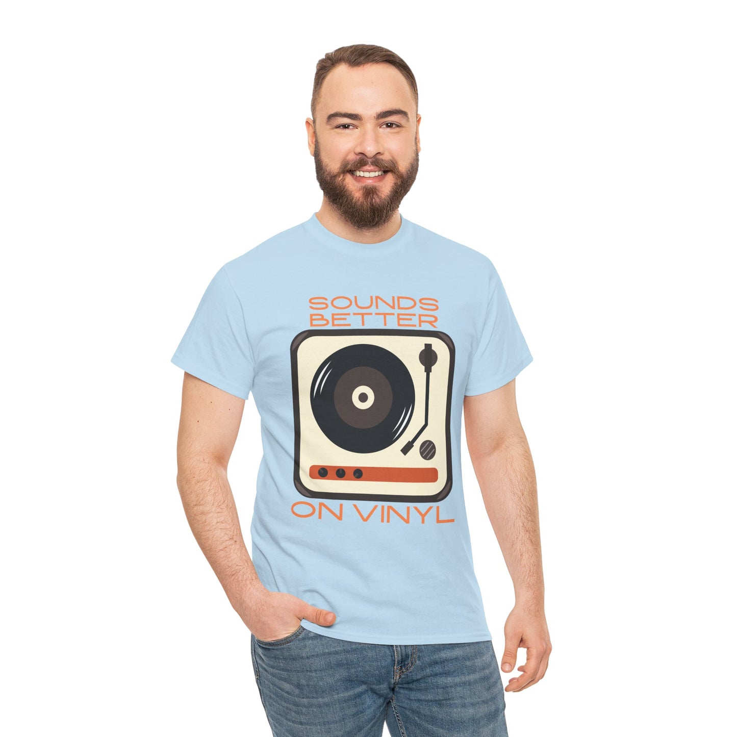 Sounds Better Vinyl - Unisex Heavy Cotton Tee