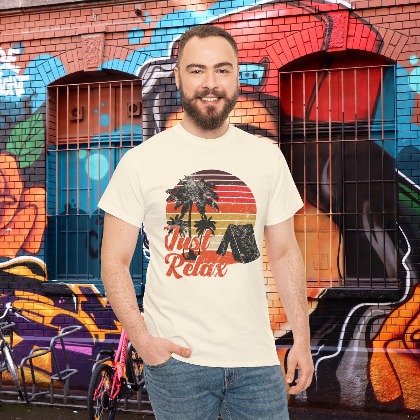 Just Relax - Unisex Heavy Cotton Tee